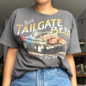 grey graphic tee